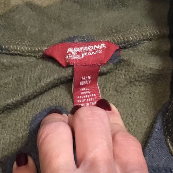 Arizona Jean 1/4 Zip Camo Pullover - Picture 2 of 3